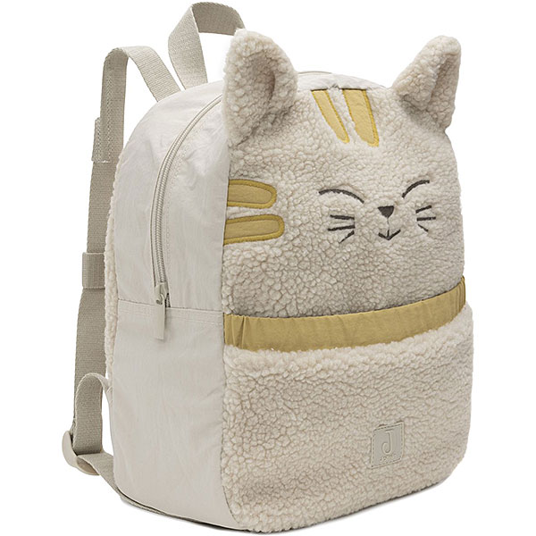 rugtas peuter teddy kat Charlie zacht met oortjes kinderrugzak teddy stof