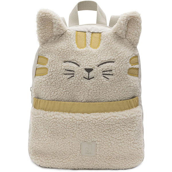 rugtas peuter teddy kat Charlie zacht met oortjes kinderrugzak teddy stof