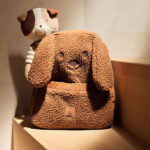 rugtas peuter teddy hond Diego bruin met oortjes zachte kinderrugzak