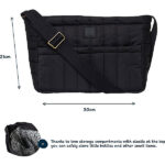 kinderwagen buggy organizer puffed jollein zwart praktisch stijlvol opbergtas baby onderweg