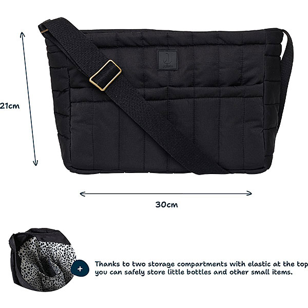 kinderwagen buggy organizer puffed jollein zwart praktisch stijlvol opbergtas baby onderweg