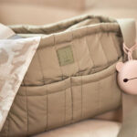 kinderwagen buggy organizer puffed jollein olijfgroen praktisch stijlvol opbergtas baby onderweg