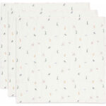 hydrofiele doek baby jungle jambo set van 3 met dierenprint katoen