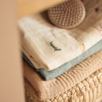 hydrofiele doek baby jungle jambo set van 3 met dierenprint katoen