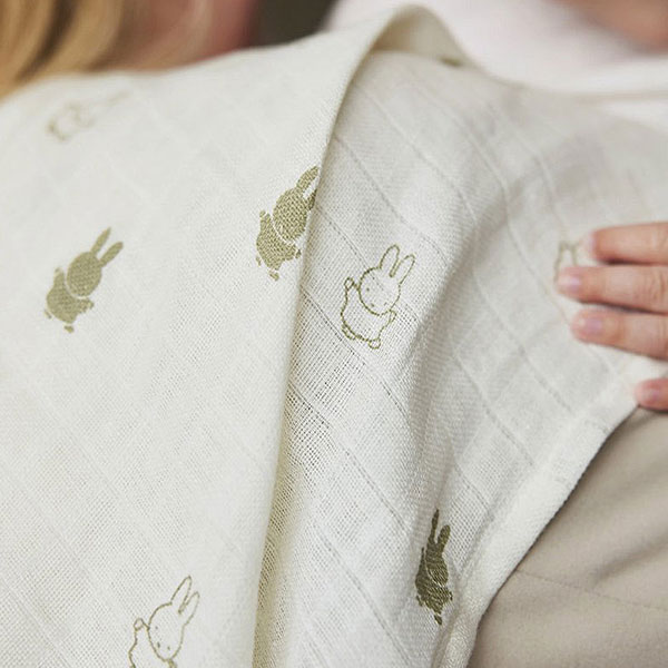 hydrofiele doek baby nijntje set van 2 met all over print zacht katoen