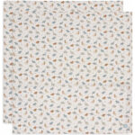 hydrofiele doeken Roarsome dino print 115x115 cm 2 stuks