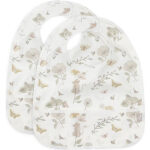 waterproof slab baby dreamy mouse set van 2 met zachte print en waterafstotend materiaal