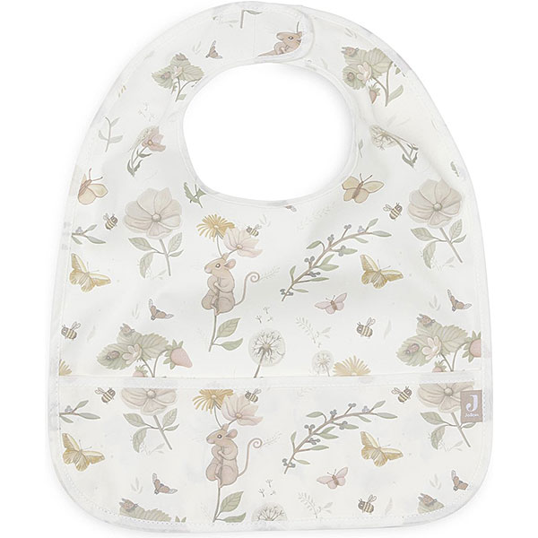 waterproof slab baby dreamy mouse set van 2 met zachte print en waterafstotend materiaal