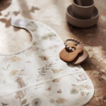 waterproof slab baby dreamy mouse set van 2 met zachte print en waterafstotend materiaal
