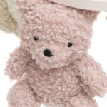Baby mobiel teddy beertjes in Natural en Wild Rose voor box of babykamer