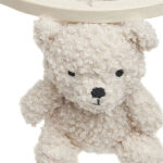 Baby mobiel teddy beertjes in Natural en Wild Rose voor box of babykamer