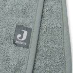 badponcho ash green van jollein met capuchon en oortjes