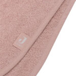 badponcho wild rose van jollein met capuchon en oortjes
