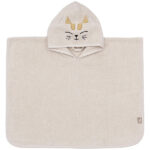 Badponcho Charlie the Cat van zachte badstof met kattenoortjes voor baby’s en peuters