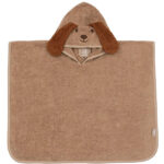 Badponcho for Diego the Dog van zachte badstof met hondenoortjes voor baby’s en peuters