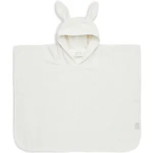 Badponcho Ivory badstof van zachte absorberende badstof voor baby’s en peuters