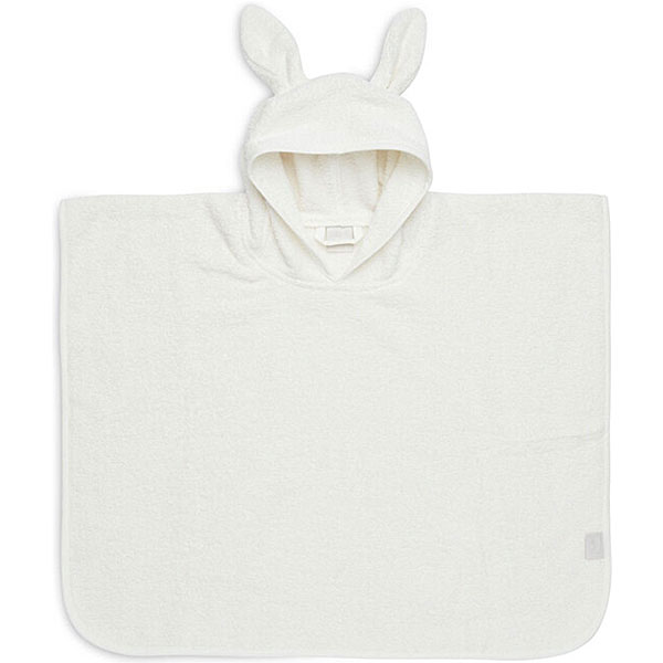 Badponcho Ivory badstof van zachte absorberende badstof voor baby’s en peuters
