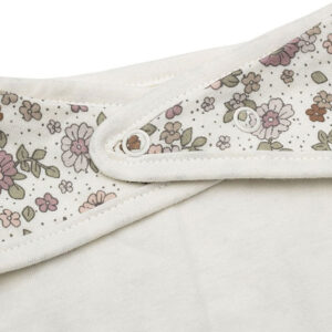 Slab bandana Retro Flowers 2 stuks met bloemenprint voor baby’s en peuters