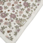 Slab bandana Retro Flowers 2 stuks met bloemenprint voor baby’s en peuters