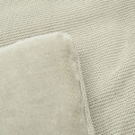 boxkleed basic knit olive green 75 x 95 cm gebreid velvet baby boxkleed
