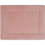 boxkleed cosy knit wild rose 75 x 95 cm roze gebreid baby boxkleed