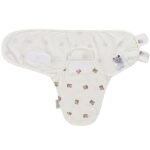 inbakerdoek bear multicolor baby 0 tot 3 maanden unisex meyco