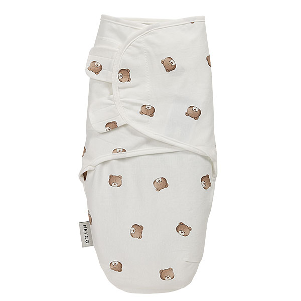 inbakerdoek bear multicolor baby 0 tot 3 maanden unisex meyco