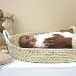 inbakerdoek branches sand baby unisex meyco