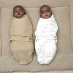 inbakerdoek branches sand baby unisex meyco
