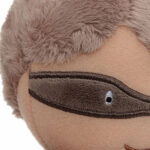 knuffelpop superheld dave met cape en oogmasker