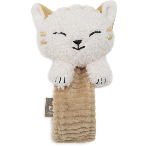 Polsrammelaar Charlie the Cat uit de Tiny Park collectie van Jollein voor baby's