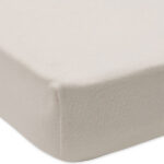 Jollein hoeslaken Basics Jersey Sea Green en Ivory set van 2 voor babybed van 40/50 x 80/90 cm