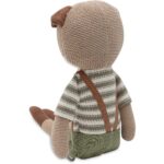 Jollein gebreide knuffel Mick the Dog hond crème 32 cm voor baby en peuter