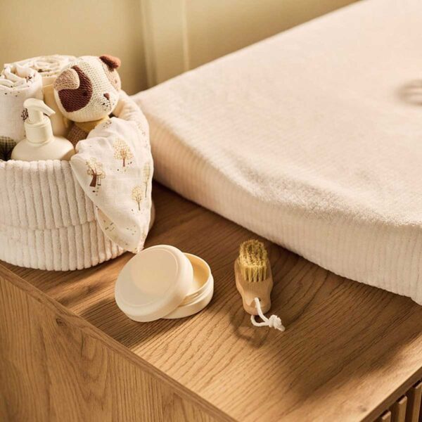 Jollein gebreide knuffel Mick the Dog hond crème 32 cm voor baby en peuter