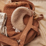 Jollein etui Boucle Biscuit met zachte Boucle stof en speelse Biscuit voering voor babyaccessoires