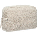 Jollein etui Boucle Natural met zachte Boucle stof en speelse Natural voering voor babyaccessoires