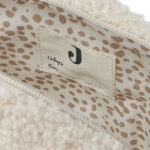 Jollein etui Boucle Natural met zachte Boucle stof en speelse Natural voering voor babyaccessoires