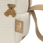 Jollein etui Mini Teddy Bear met kleine teddybeer print op lichte ondergrond voor babyaccessoires en verzorgingsspullen