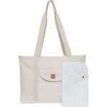 mom bag twill naturel met harvest verschoningsmatje jollein