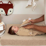 inbakerdoek forest animals sand baby 0 tot 3 maanden unisex meyco