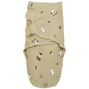 inbakerdoek forest animals sand baby 0 tot 3 maanden unisex meyco