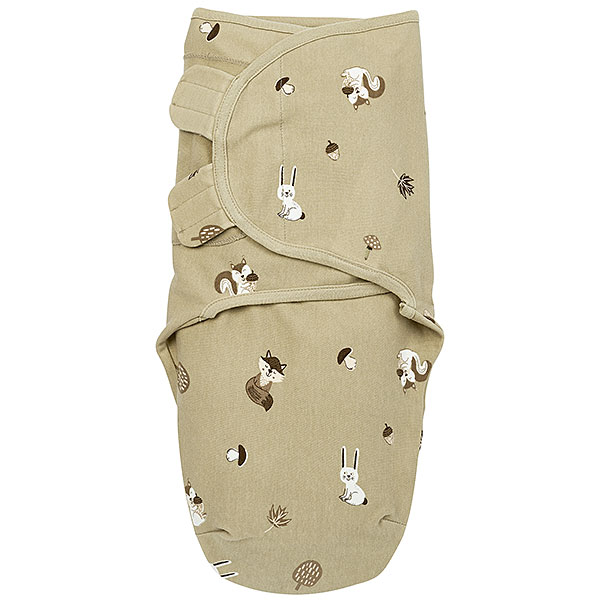 inbakerdoek forest animals sand baby 0 tot 3 maanden unisex meyco