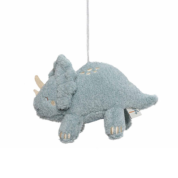 Baby mobiel Roarsome met zachte dino’s in Sea Green en Olive Green kleuren