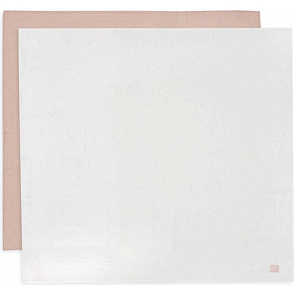 Hydrofiele doek large Twinkling Wild Rose 2 stuks van 115x115 cm voor baby’s en peuters