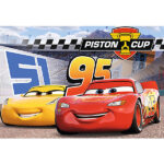 Ravensburger Cars 3 puzzelset met Lightning McQueen en Jackson Storm met 2 puzzels van 12 stukjes voor kinderen vanaf 3 jaar