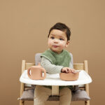 slab badstof baby offwhite soft green forest green set meyco