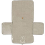 Verschoningsmat badstof Nijntje Olive Green met opvouwbaar ontwerp voor baby’s