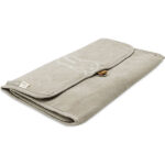 Verschoningsmat badstof Nijntje Olive Green met opvouwbaar ontwerp voor baby’s