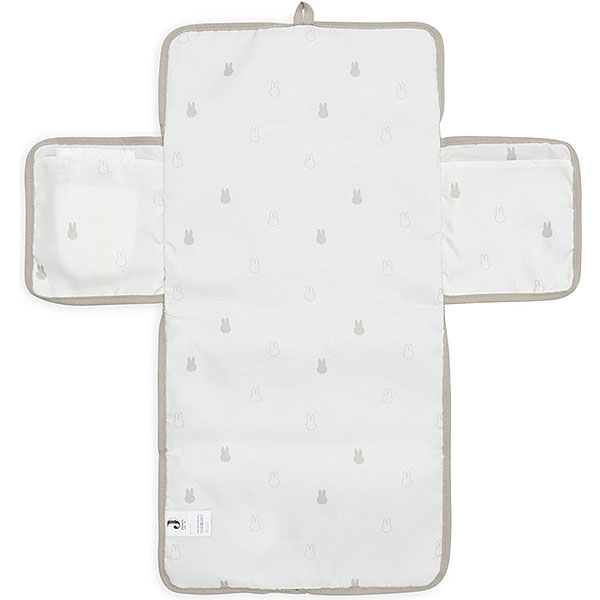 Verschoningsmat badstof Nijntje Olive Green met opvouwbaar ontwerp voor baby’s