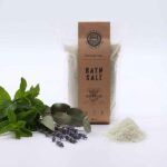 Recovery Menthol aromatherapie badzout met Epsomzout, Dode Zeezout, pepermunt, eucalyptus en lavendel 800 gram.